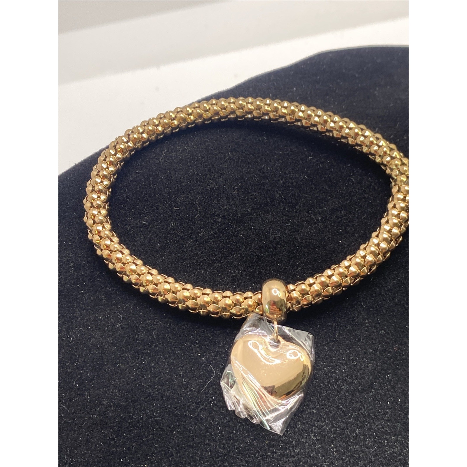 Rose Gold Tone Womens Heart Bracelet Womens Fashion